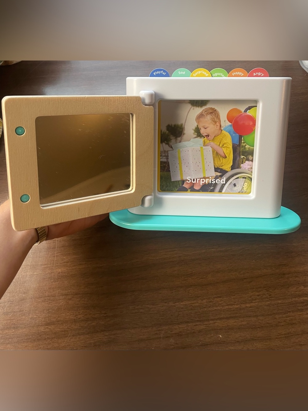 Lovevery Emotion Match mirror and card set